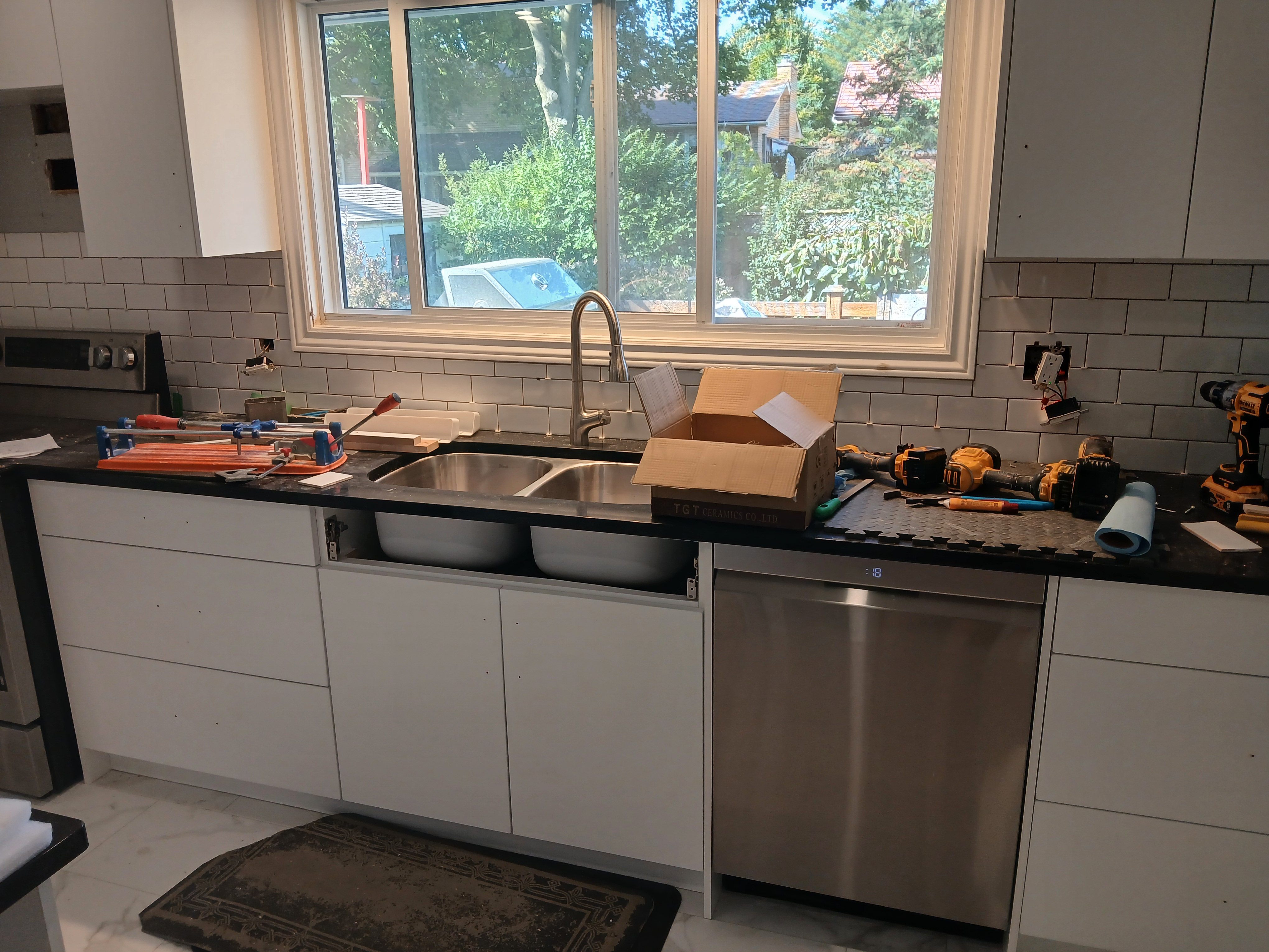 Kitchen remodeling project by Joe's Handy Services